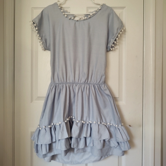 Peixoto Nissi pom-pom mini beachwear dress swim cover-up M - Picture 6 of 14